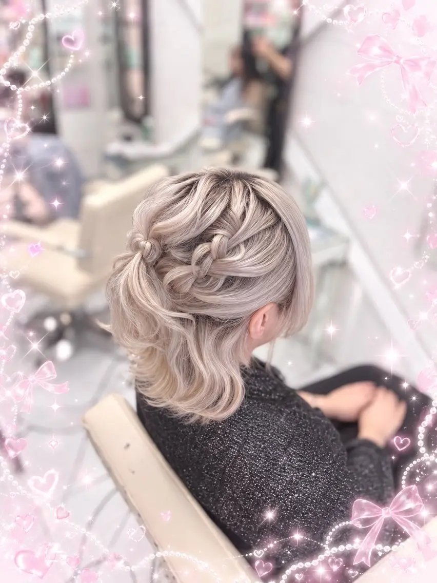ヘアアレンジ カット ヘアカラー 透明感カラー🧡 静岡/♡ヘアセットのヘアスタイル