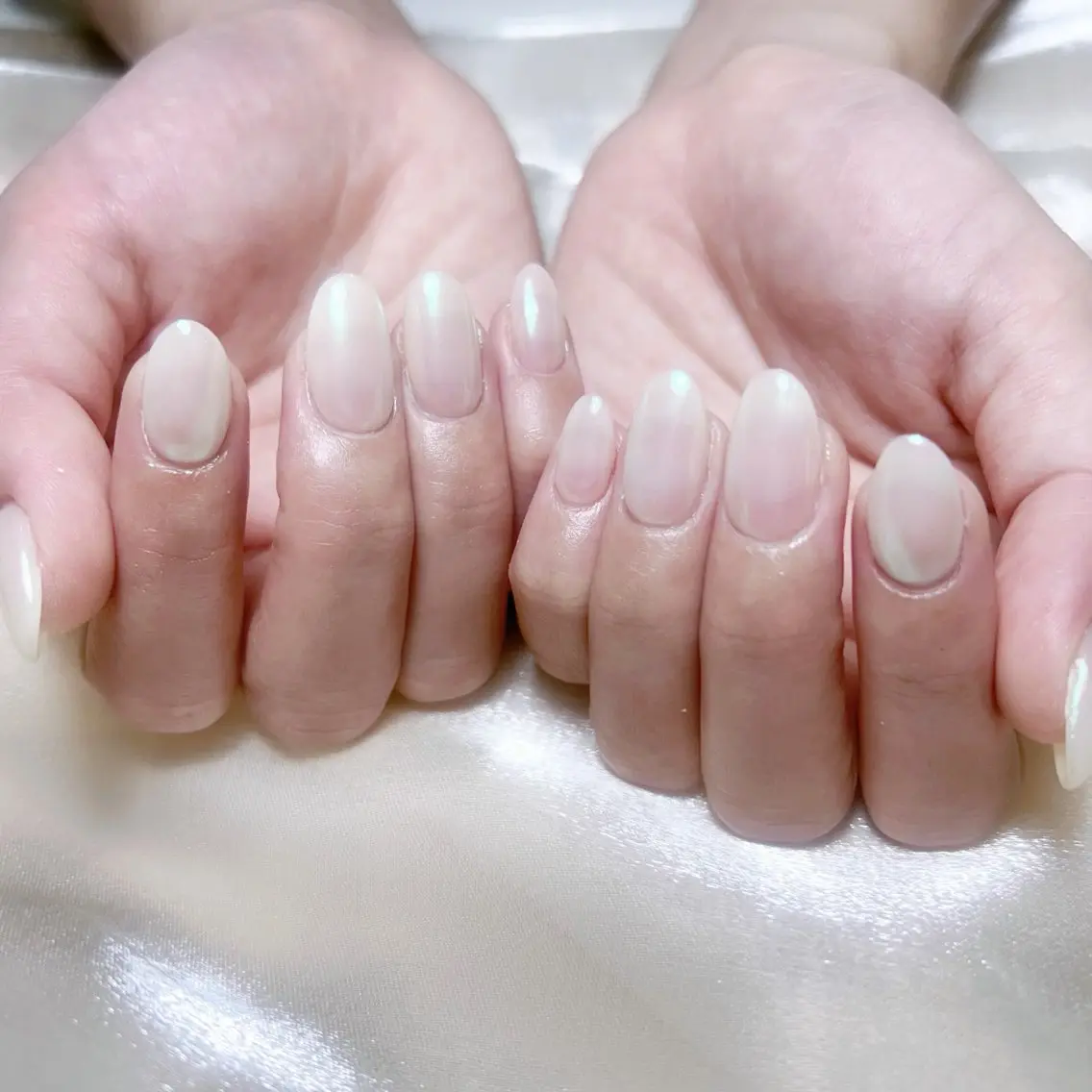 メンズ ネイル メンズ韓国風 アートネイル オーロラネイル ガーリー キラキラネイル ハンドネイル Nail salon 木にいるのネイルデザイン
