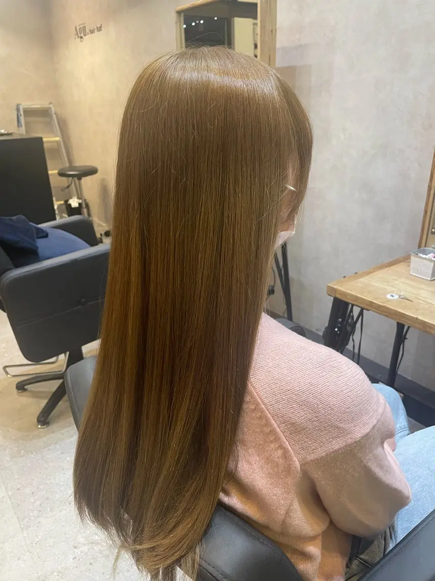 ロング カラー カット ヘアカラー トリートメント FRANCHIC ✂︎タカハシレン✂︎のヘアスタイル
