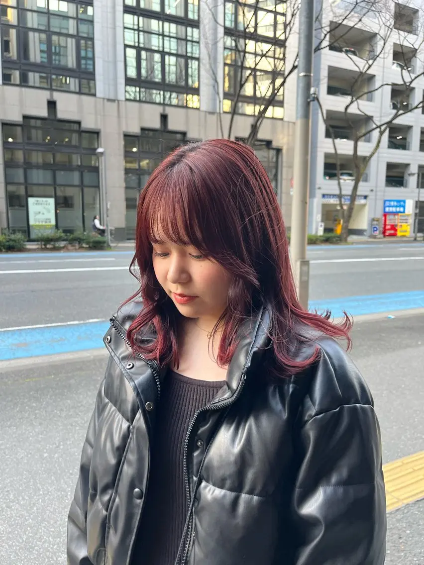 ミディアム カラー ブリーチ haruka / CosyVelvetのヘアスタイル