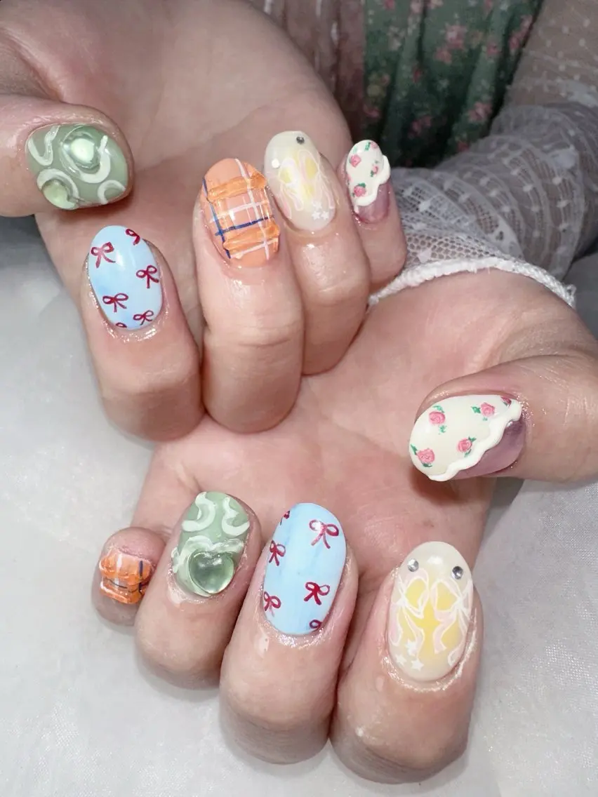 ネイル ハンドネイル うにゃねいる🌷 Mayaのネイルデザイン