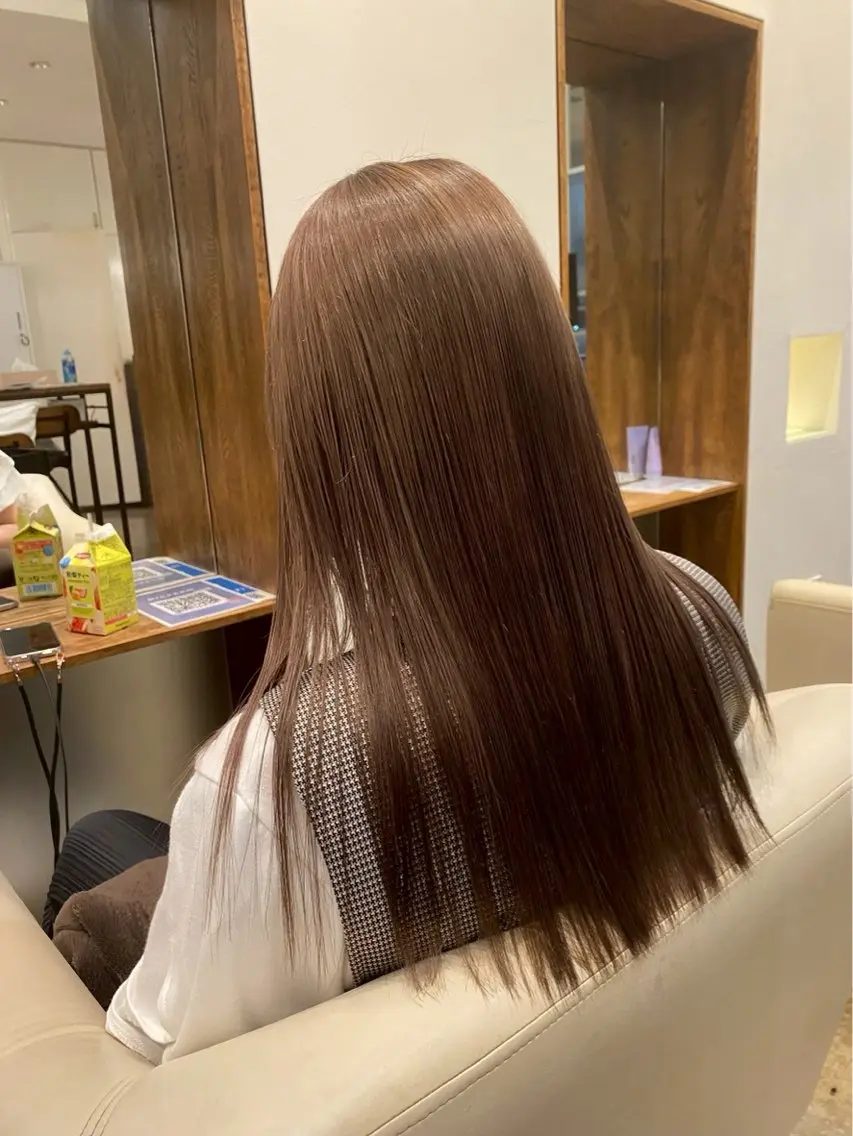 ロング カラー ヘアカラー トリートメント mao 🩰のヘアスタイル