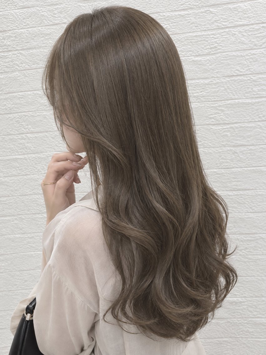 ロング カット ヘアカラー 井上椋介 【Recharme】のヘアスタイル