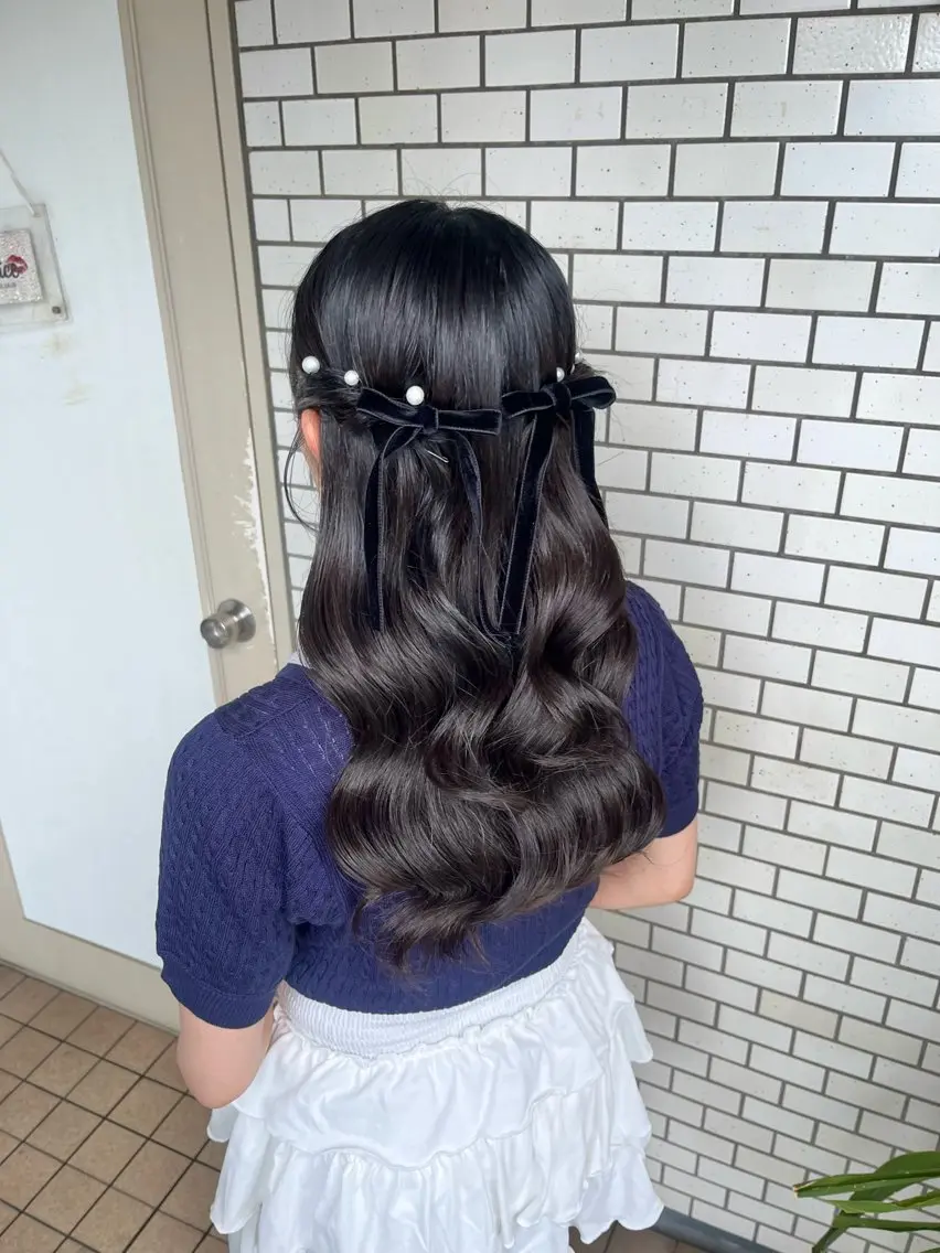 ヘアアレンジ 結婚式・ブライダル 髪飾り ヘアセット 推し活/イベントヘア 🎀✨yuriのヘアスタイル