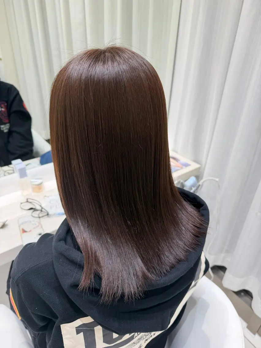 カラー ブラウンカラー ヘアカラー トリートメント KYOKA /COAPLUS千葉のヘアスタイル