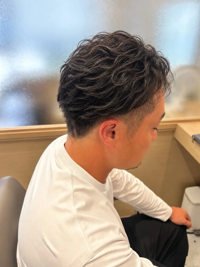 ショート パーマ 切りっぱなしボブ ボブ 髪質改善 ショートヘア カット パーマ ヘッドスパ 久木原 ゆりのヘアスタイル