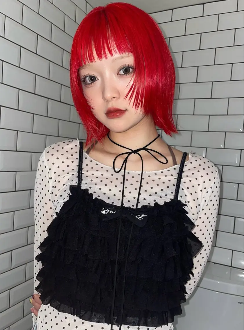ショート カラー デザインカラー/ ルーツカラー/ユキカのヘアスタイル