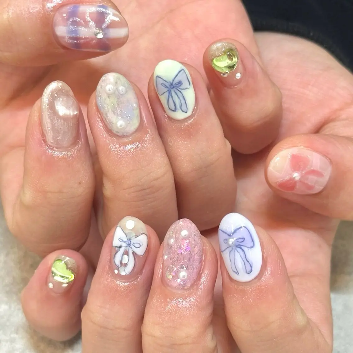 ネイル ハンドネイル ひらい さなのネイルデザイン