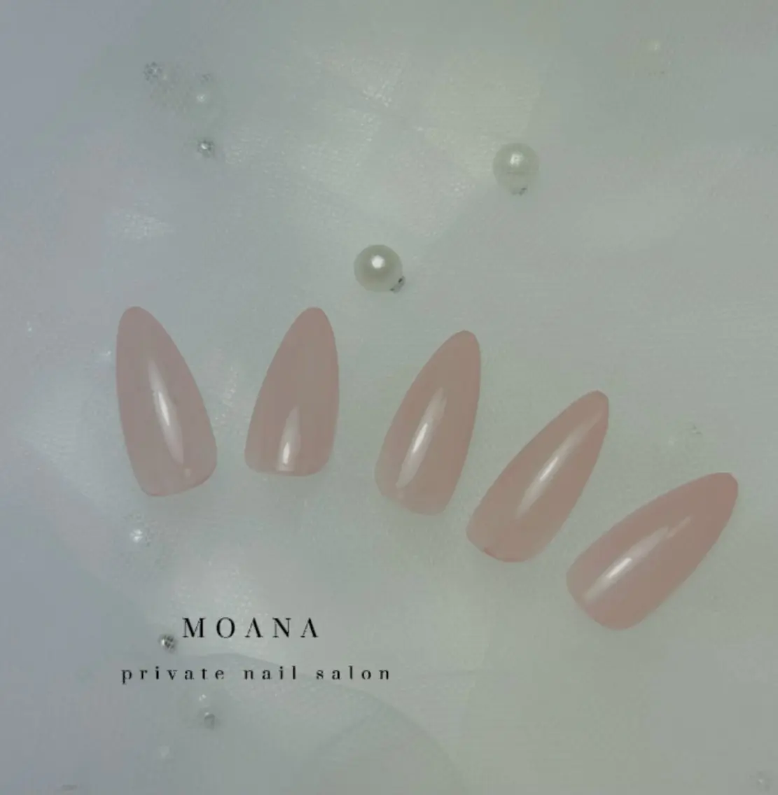 ネイル オフィスネイル ワンカラーネイル MOANA NAILのネイルデザイン