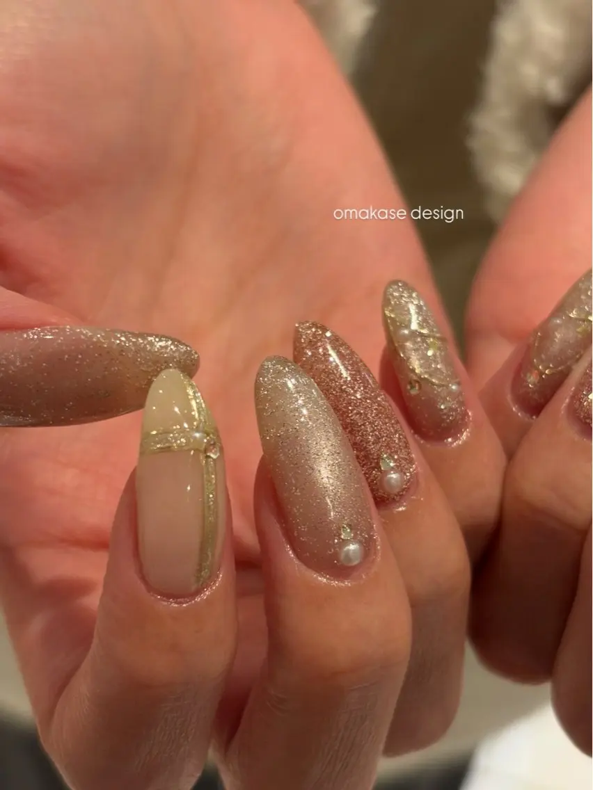 ネイル ハンドネイル 𝗿𝗶𝗰𝗼 ˎˊ˗のネイルデザイン