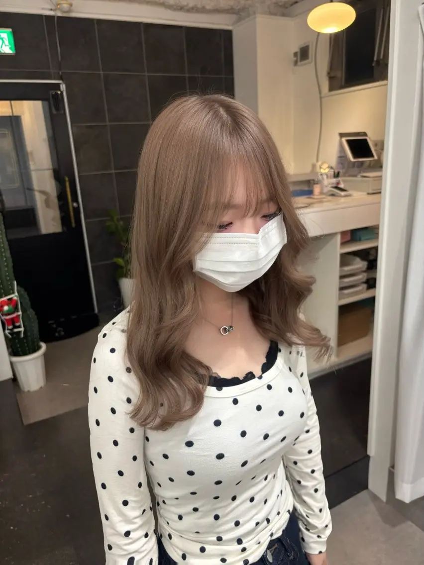 ロング カラー ふうか 心斎橋美容室のヘアスタイル