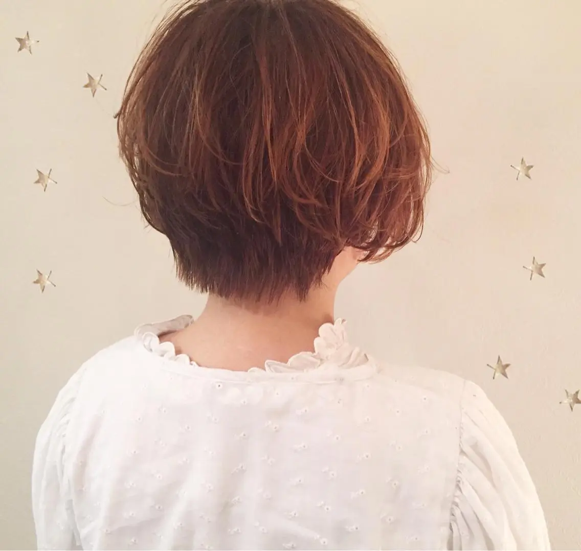 ショート ショートヘア 市川 千夏のヘアスタイル