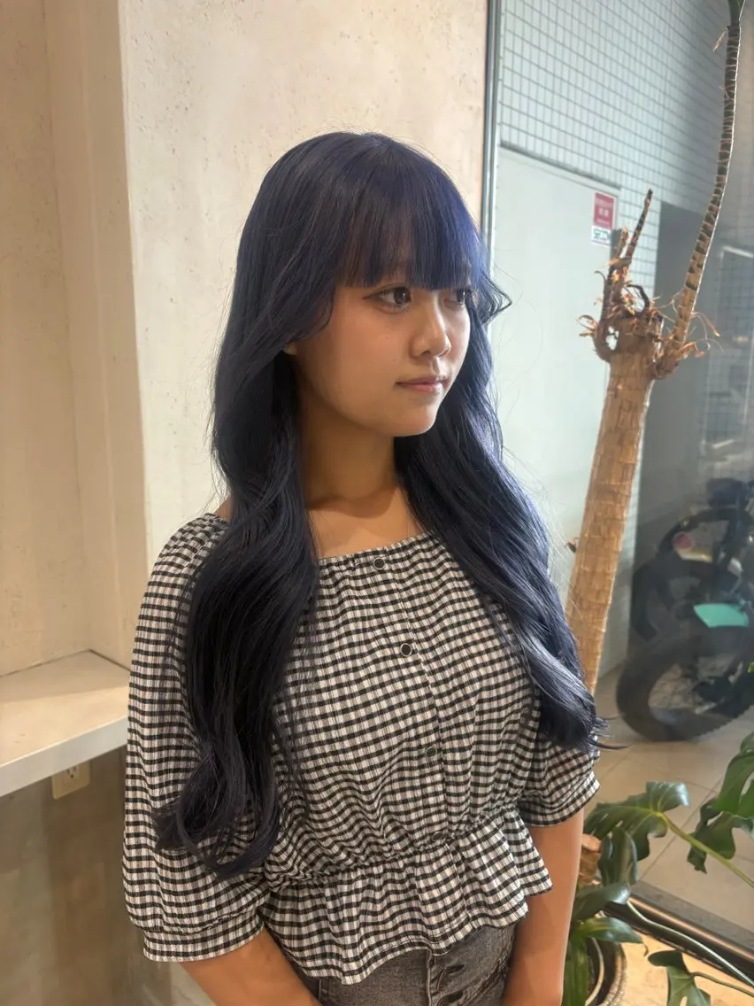 ロング カラー ヘアカラー トリートメント デザインカラー/ AYA/DEANのヘアスタイル