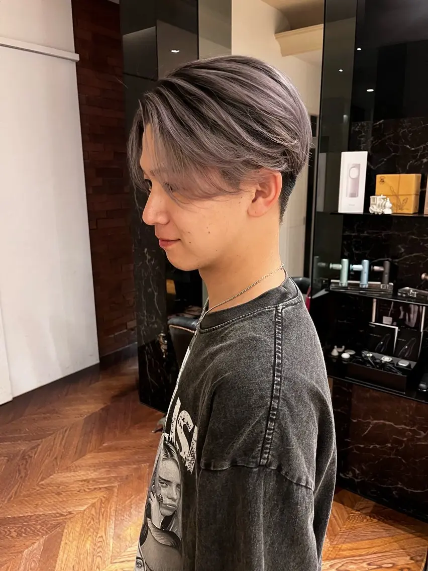 カラー メンズ カット ヘアカラー niko RINKAのヘアスタイル