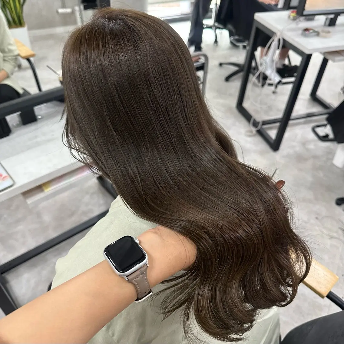 ロング カラー ブラウンカラー カット ヘアカラー 無料カットモデル/ 梅田🦋さかそ。のヘアスタイル