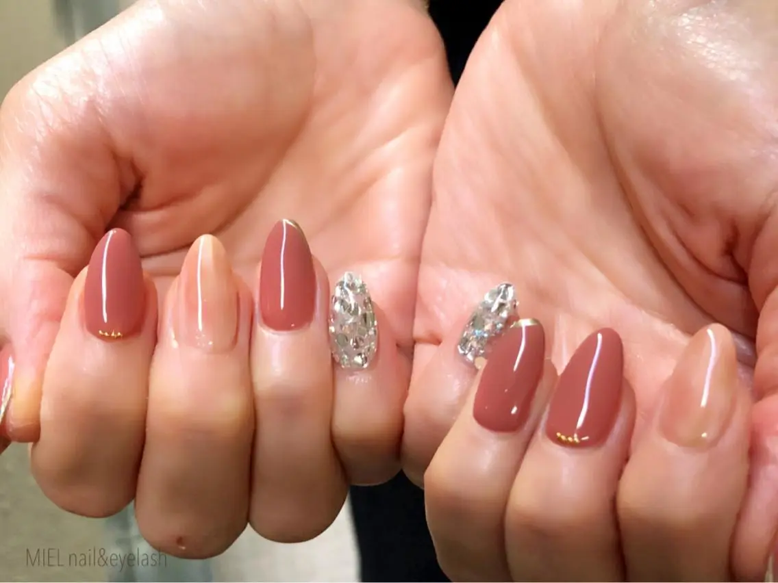 ネイル アートネイル ニュアンスネイル ハンドネイル nail salon monailのネイルデザイン