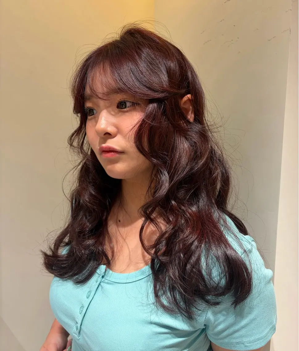 ロング カラー ヘアカラー ブリーチ×透明感 カラー/楓梨🎀のヘアスタイル