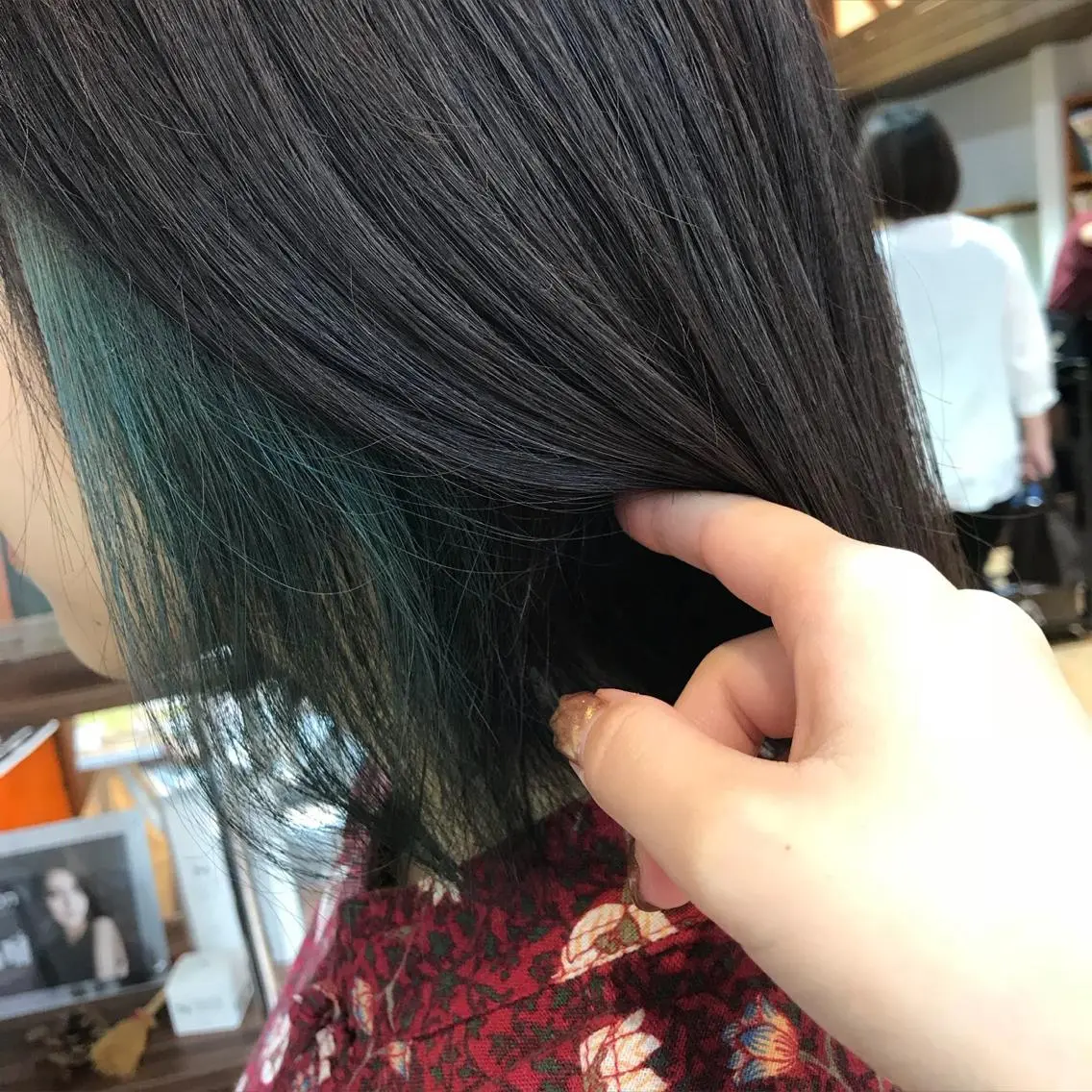 ミディアム カラー 🥛洒落髪小顔cut なら龍崎🥛のヘアスタイル