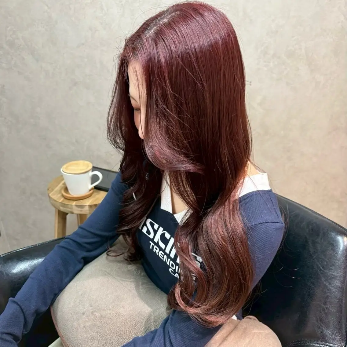 カラー こうら かすみのヘアスタイル