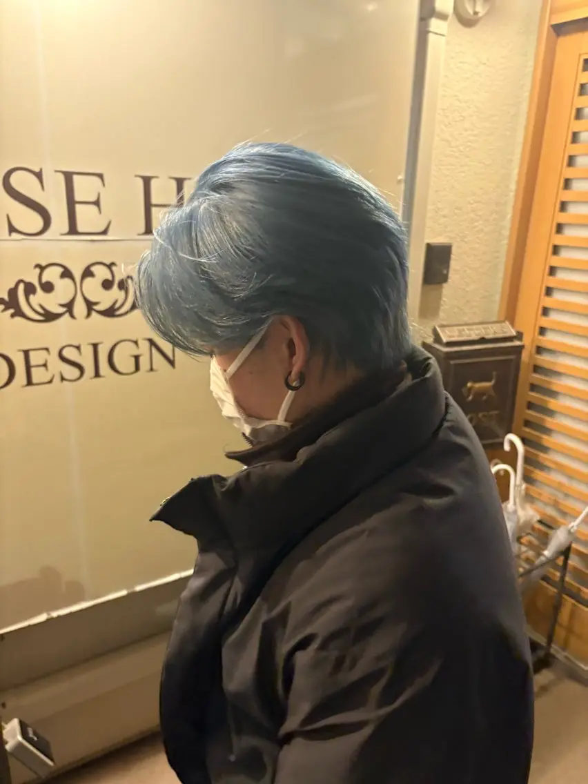 カラー メンズ ヘアカラー ✂︎美容室✂︎ hiroマンツーマンのヘアスタイル