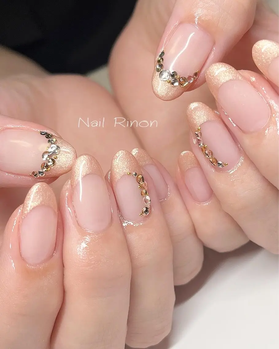 ネイル フレンチネイル ハンドネイル Nail Rinonのネイルデザイン