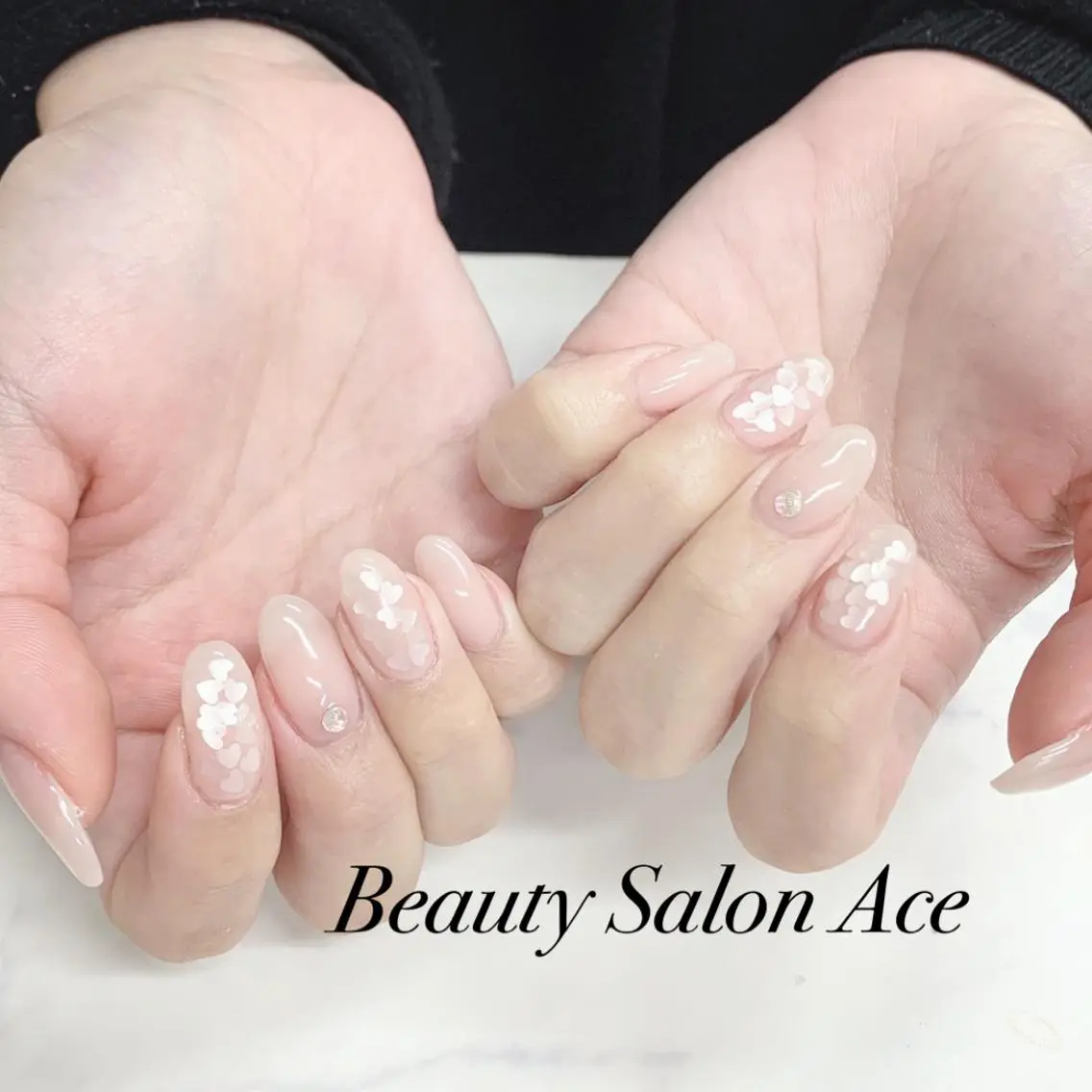 ネイル ハート メンズネイル バレンタイン ハンドネイル ハンドケア 池袋フィルイン Ace♡Nailのネイルデザイン
