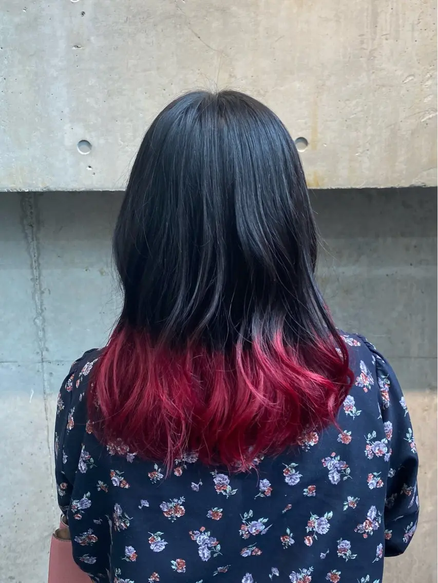セミロング カラー カット ヘアカラー トリートメント 前山拓巳 /マンツーマンサロンのヘアスタイル