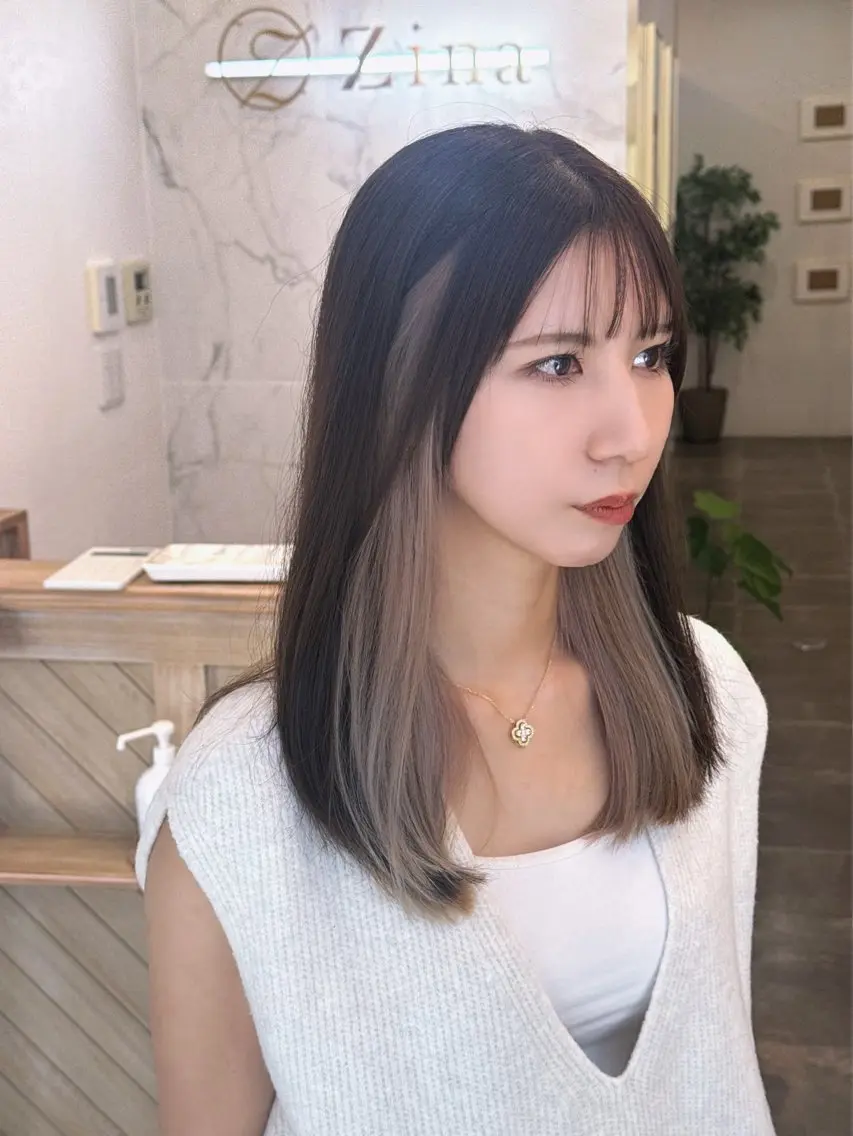 ロング Zina 千早店 藤 辰也のヘアスタイル