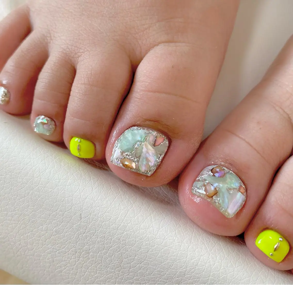 ショート ネイル フットネイル ジェルネイル フットネイル LUNE NAILのその他イメージ