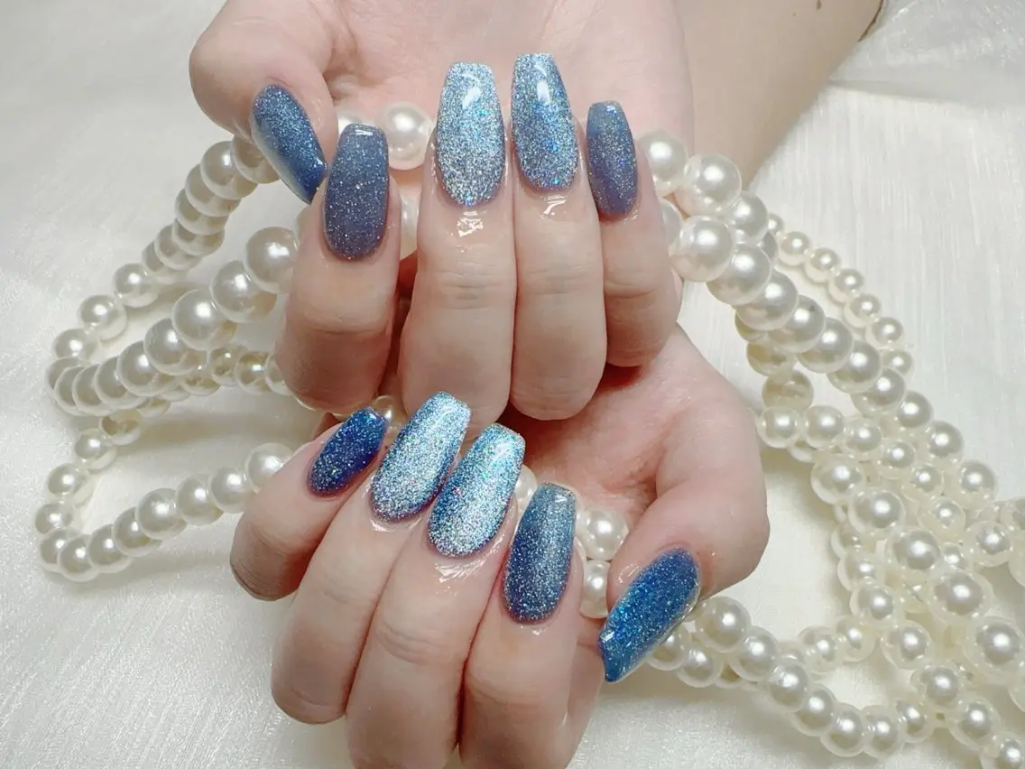 【練習モデル】時間限定10時-15時💫フラッシュネイルorマグネットネイル💅の写真