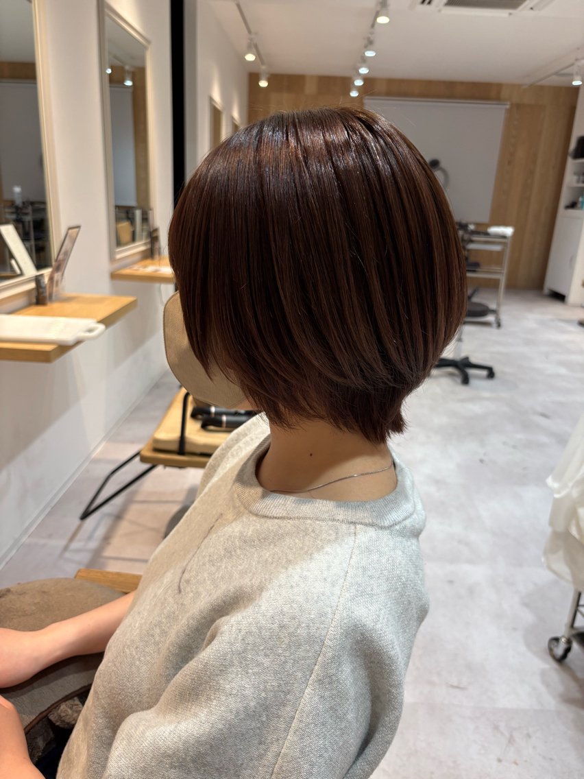 ショート ショートヘア カット 藤田 小波のヘアスタイル