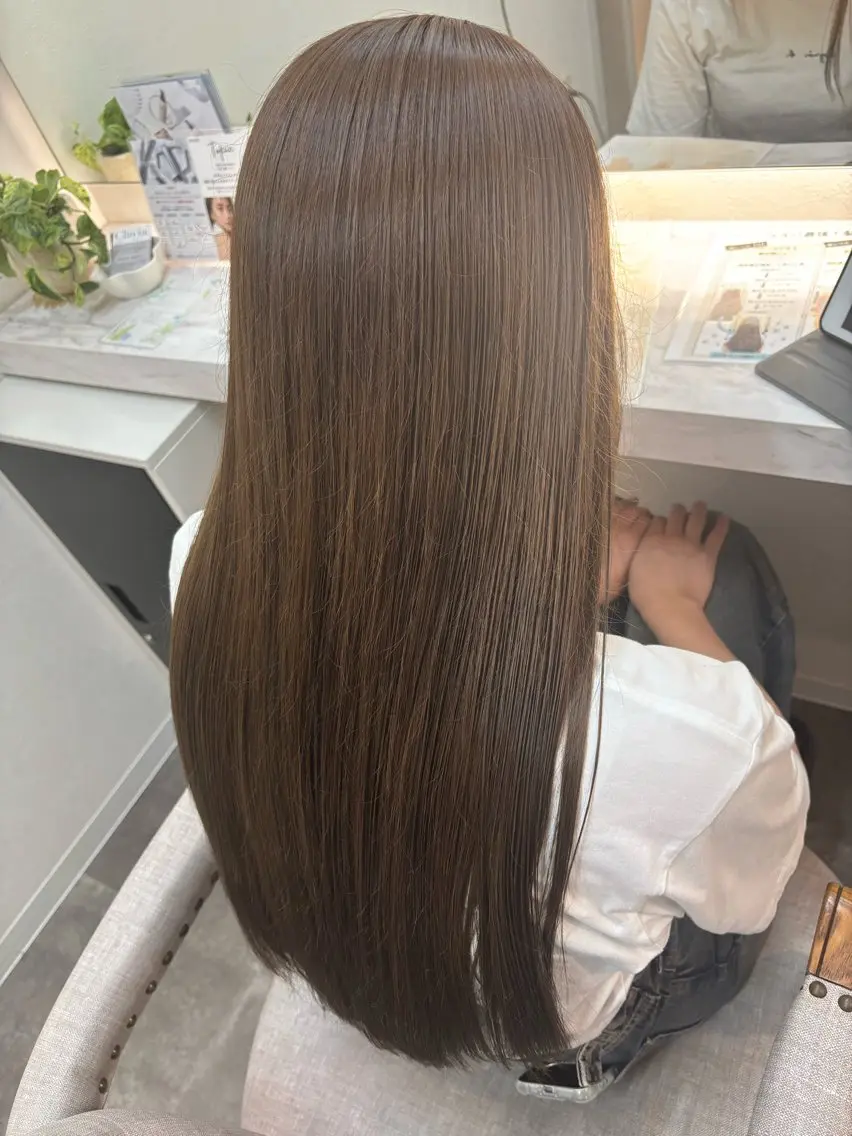 ロング 髪質改善 似合わせカット トリートメント カット ヘアカラー トリートメント 完全個室/今月 5枠 武田諒のヘアスタイル