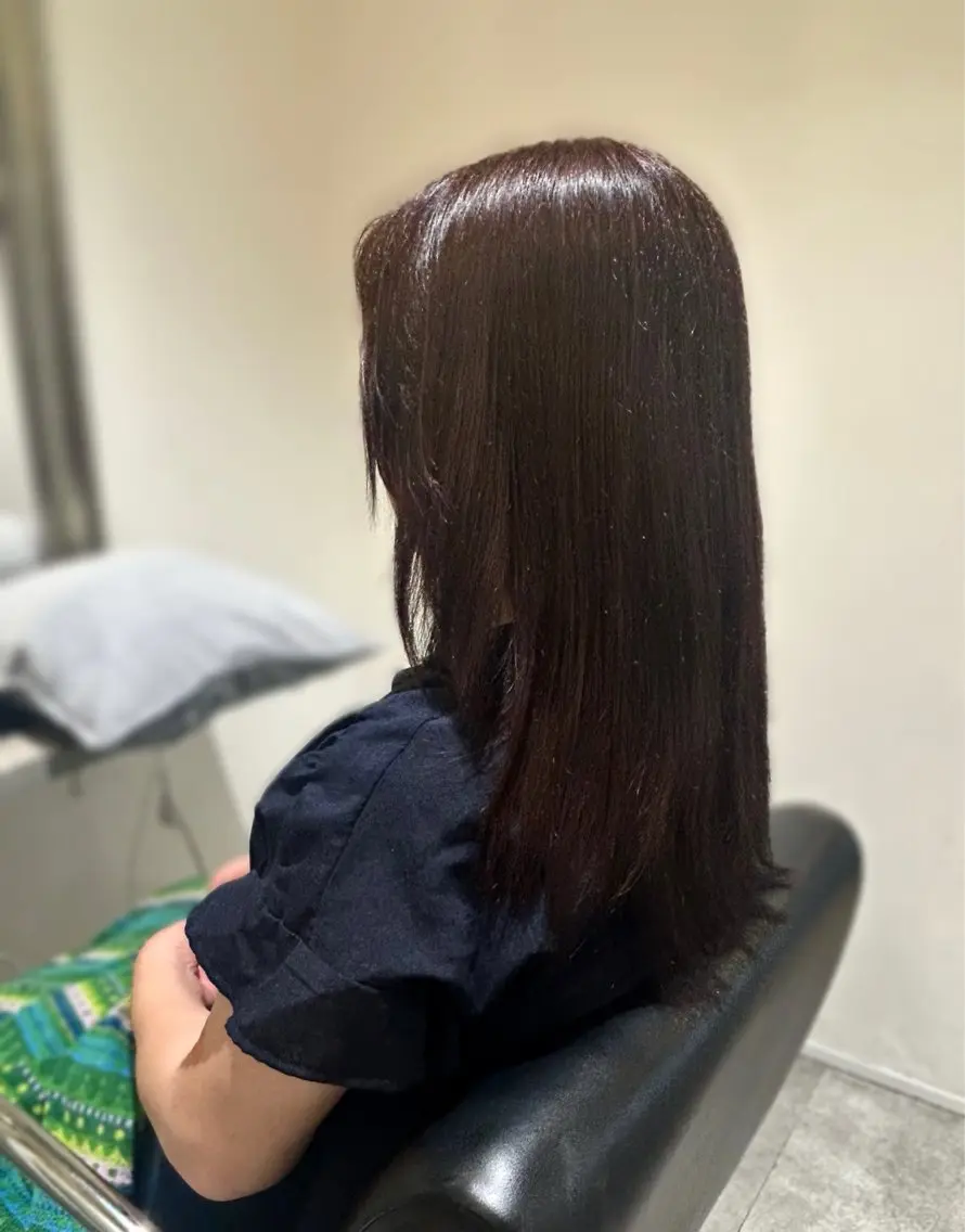 ロング カラー アッシュ ブラウンカラー 透明感カラー バイオレットカラー トリートメント ヘアカラー トリートメント ~✩.*˚ 𝐀𝐈𝐊𝐀のヘアスタイル