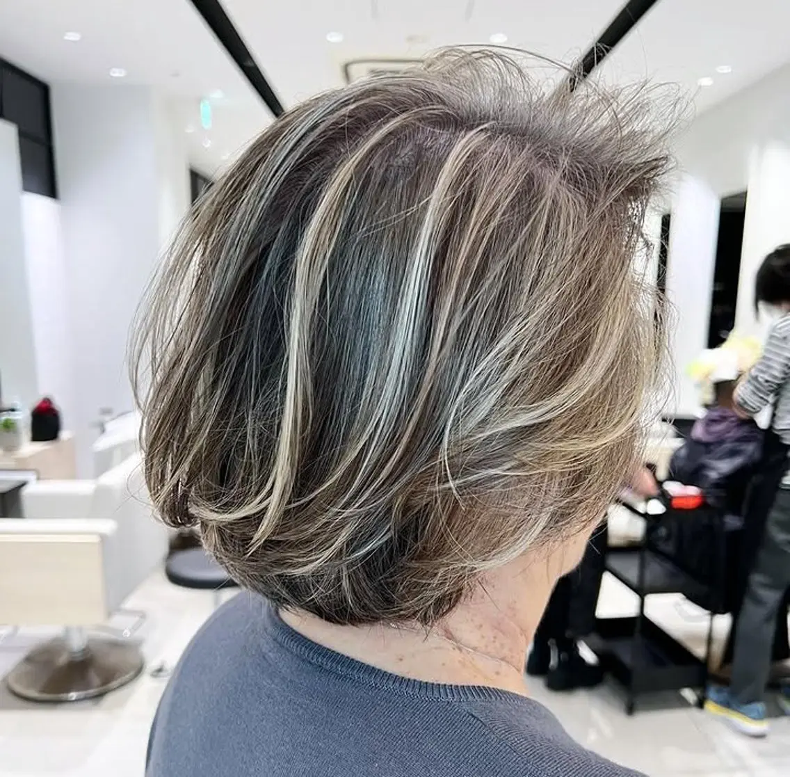 ショート ハイライト 千葉 光春のヘアスタイル