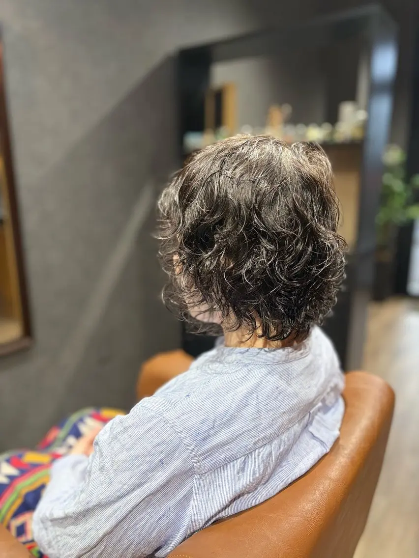 ショート パーマ カット パーマ CAFNE ✂︎のヘアスタイル