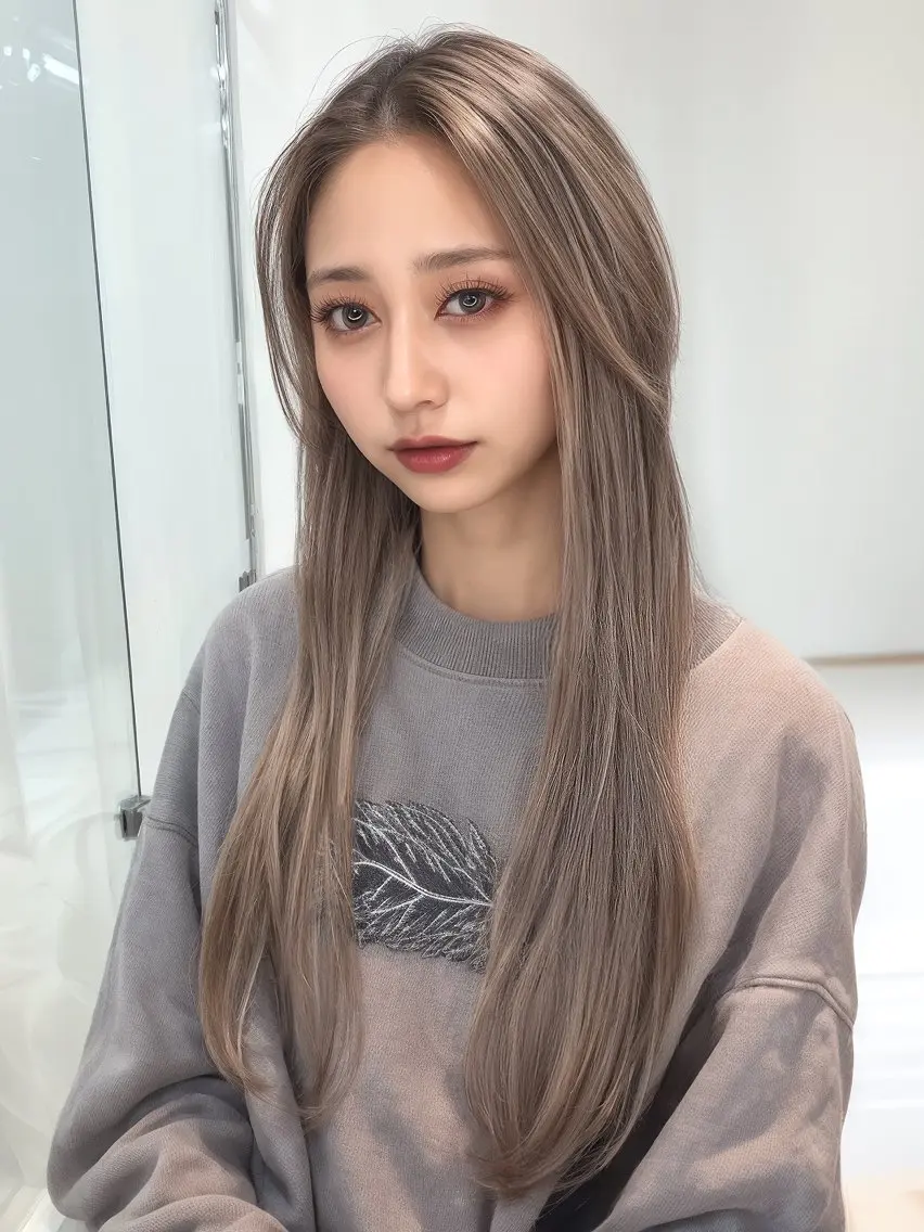 💕韓国風カット＋縮毛矯正＋生オイルトリートメント💇🏼‍♀️の写真