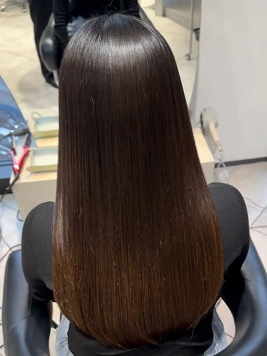 ロング 縮毛矯正 トリートメント 美髪矯正🫧艶髪特化 🫧関口太郎のヘアスタイル