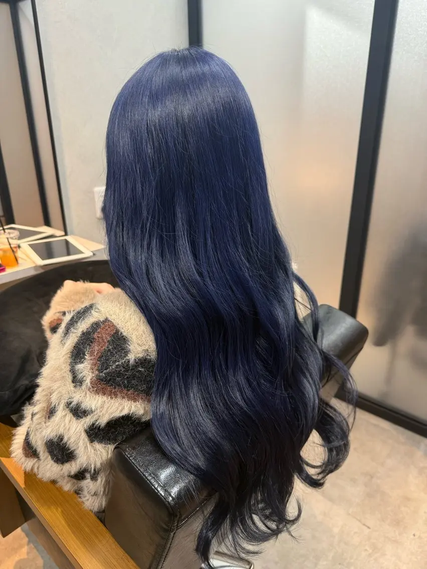ロング カラー ヘアカラー ヘアセット soi 💜AYAKOのヘアスタイル
