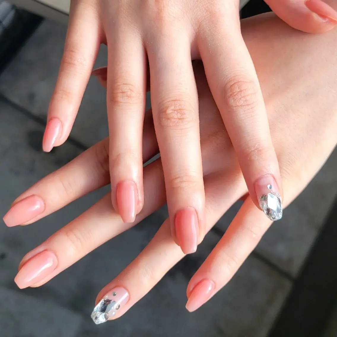 💗御新規限定💗(オフ・ケア込)ワンカラー+2本アートの写真