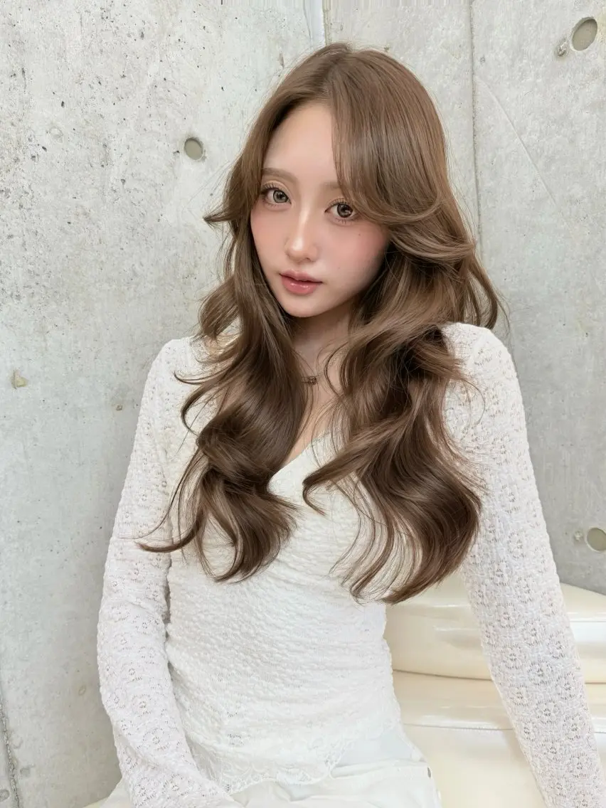 ロング レイヤー/ ダブルカラーセナ🎀のヘアスタイル