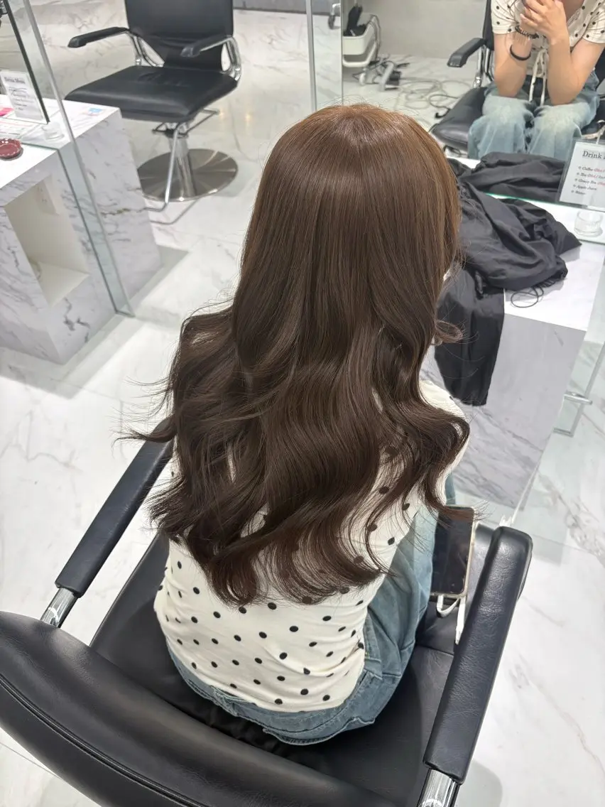 ロング カラー 透明感カラー ヘアカラー COCORO/ボブ/ 褒められるhairのヘアスタイル