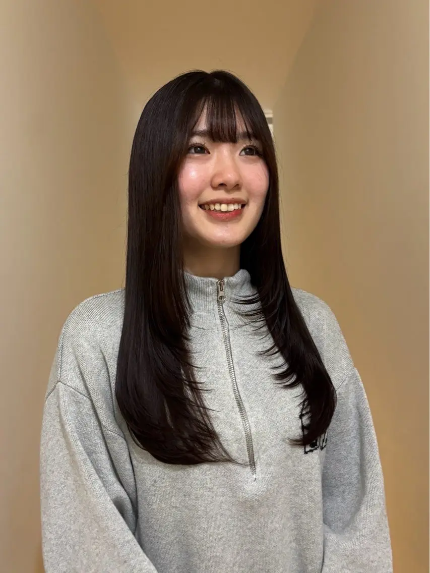 【迷ったらこれ☆】似合わせカット+透明感カラー+トリートメントの写真