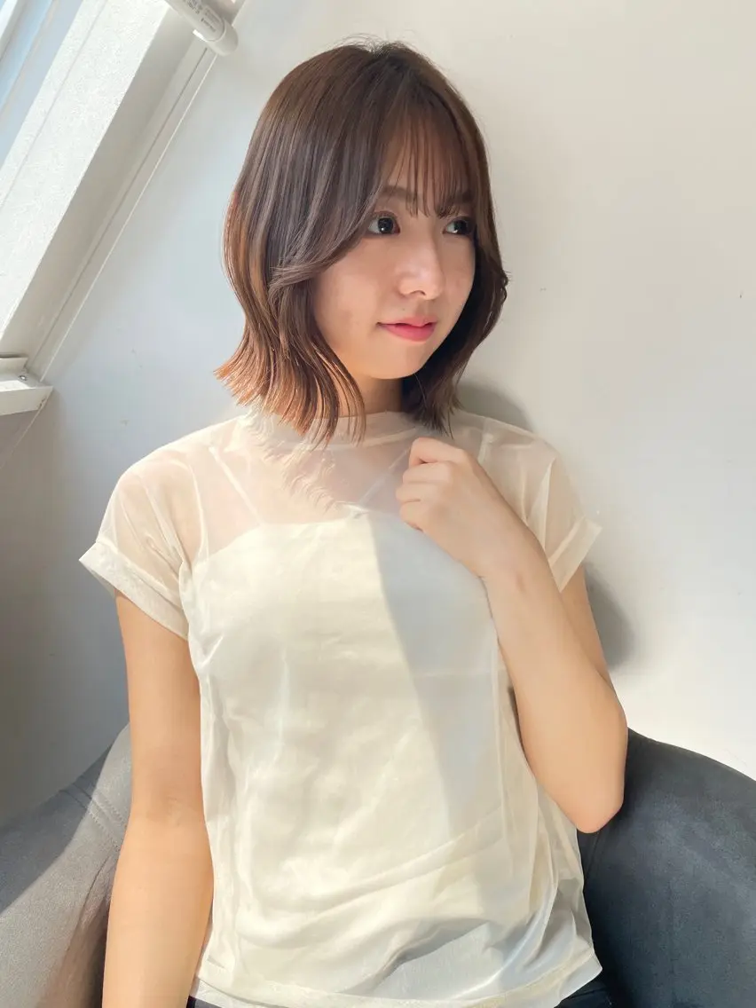 前髪カット+顔まわりカット💇♀️の写真