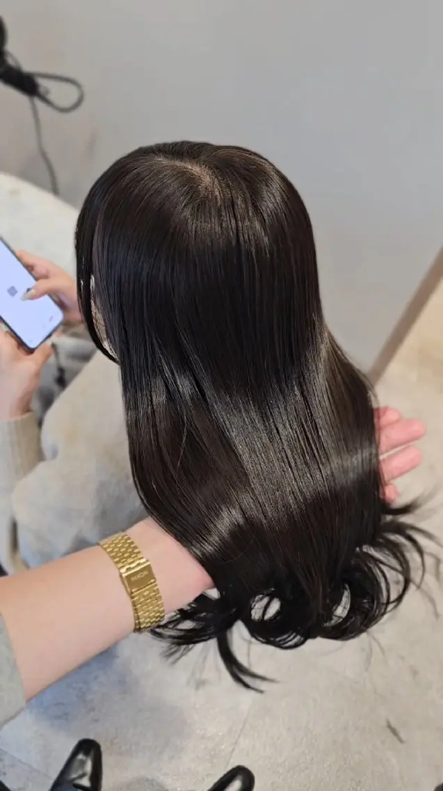 セミロング カラー グレージュ 髪質改善 カット ヘアカラー トリートメント 【垢抜けカラー/ 縮毛矯正】Taikiのヘアスタイル