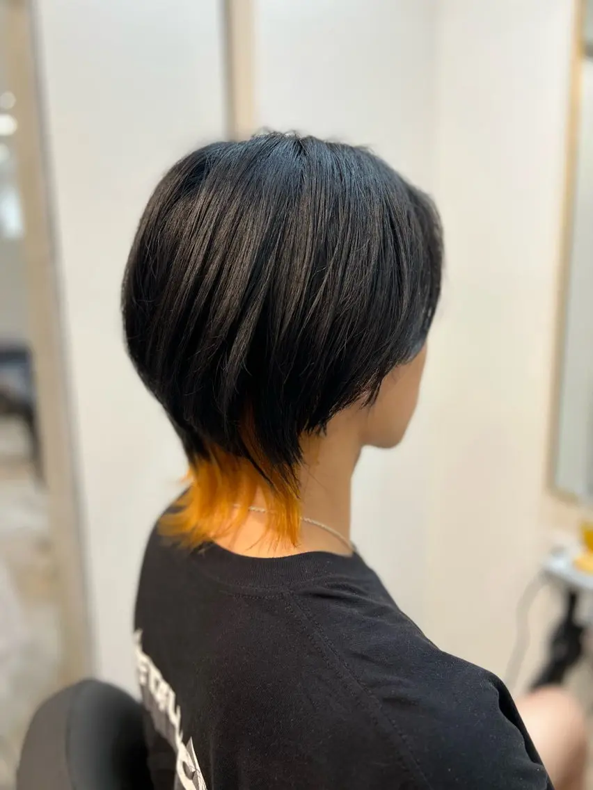 カット+(全頭ブリーチorハイライトブリーチorインナーブリーチ)+オンカラー💆🏻♀️🫧⚠️※ダブルカラーの写真