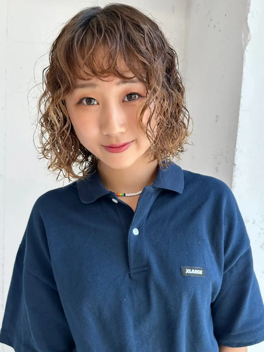 ✨ 5/17（日）19時​〜​限定 ✨無料カットパーマモデル   【女性限定】✨ブリーチや縮毛矯正をしている方はNGの写真