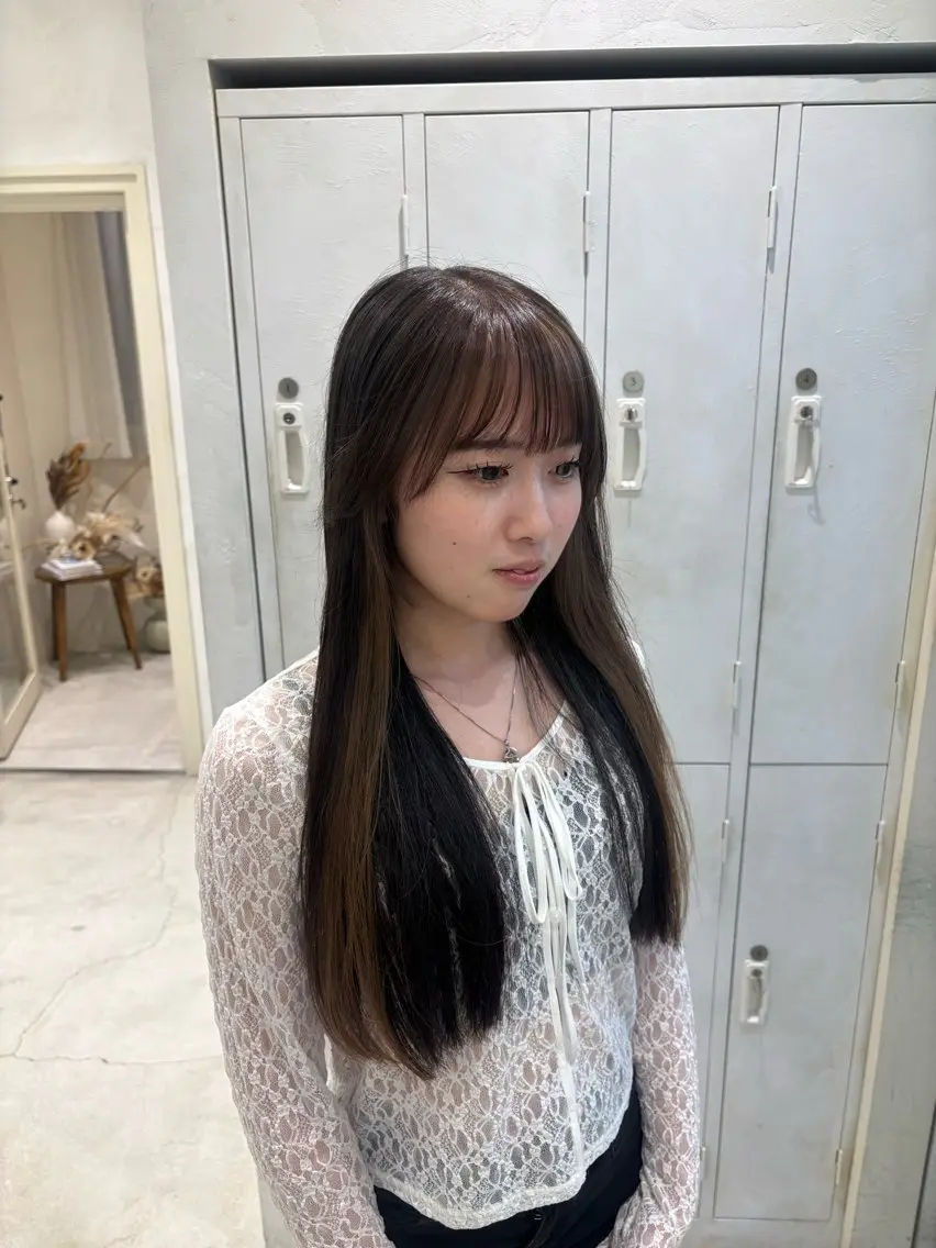 ロング ミストバング 🫧glad🫧 田村雪乃のヘアスタイル