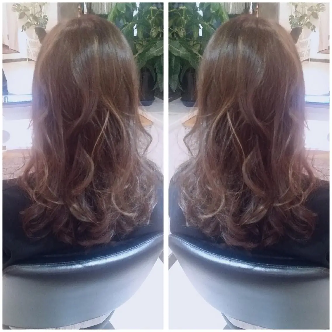カラー ハイライトカラー ラベンダーカラー すずき えりのヘアスタイル