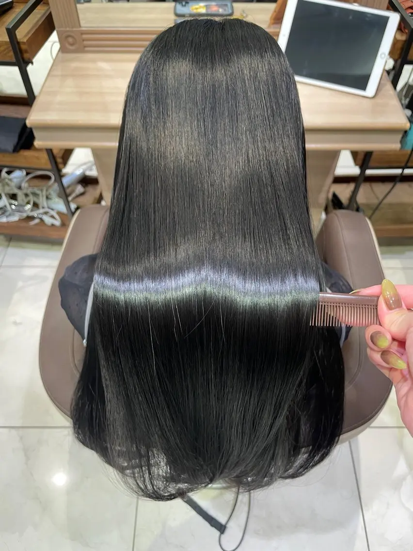 ロング ヘアカラー トリートメント まなか /艶カラー💎のヘアスタイル
