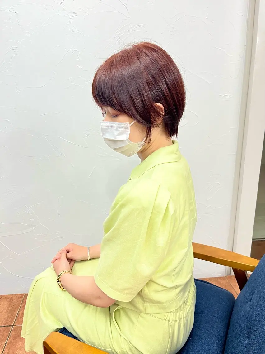 ショート カラー ヘアカラー トリートメント 櫻田 真紀のヘアスタイル